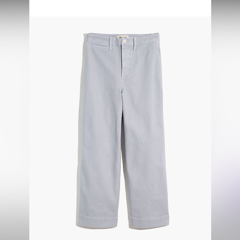 Madewell Slim Emmett Wide-Leg Crop Pants